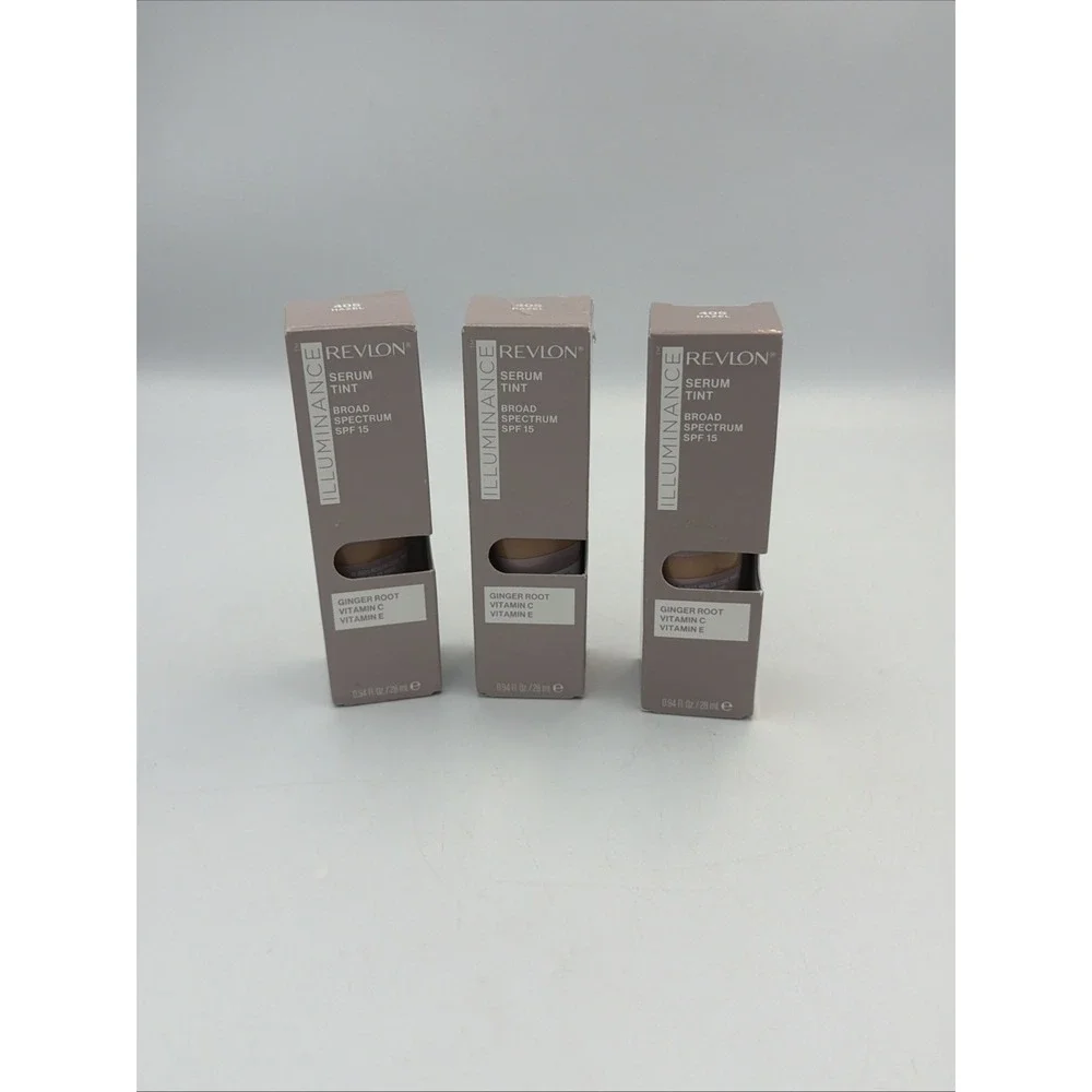 Revlon Illuminance Serum Tint SPF 15 405 Hazel Lot Of 3 New